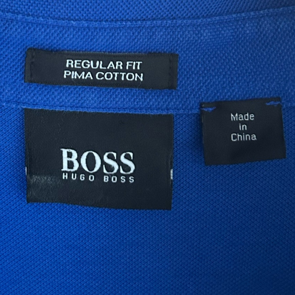 Hugo Boss Men’s Size XL Regular Fit Short Sleeve Pima Cotton Polo - Picture 3 of 14